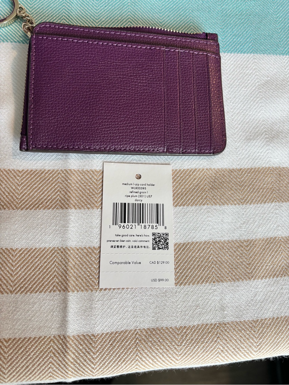 Kate Spade Darcy Top Handle Satchel Ripe Plum Leather Crossbody - Picture 3 of 10